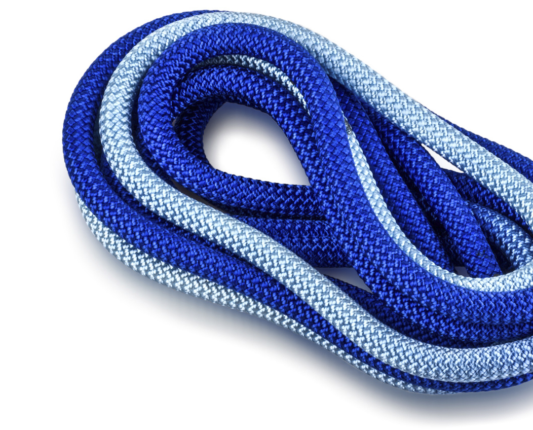 cuerda azul